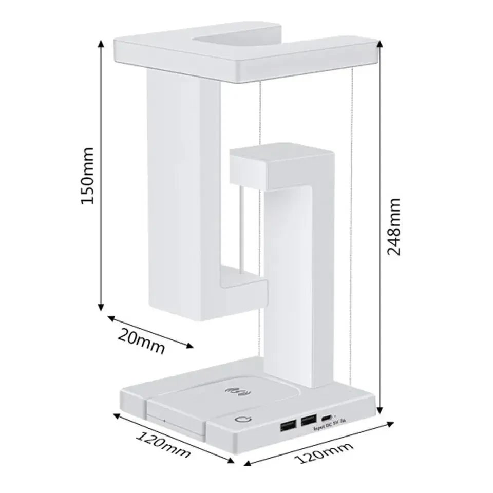 Лампа-нічник з бездротовою зарядкою ANTI-GRAVITY WIRELESS 10W – фото 7