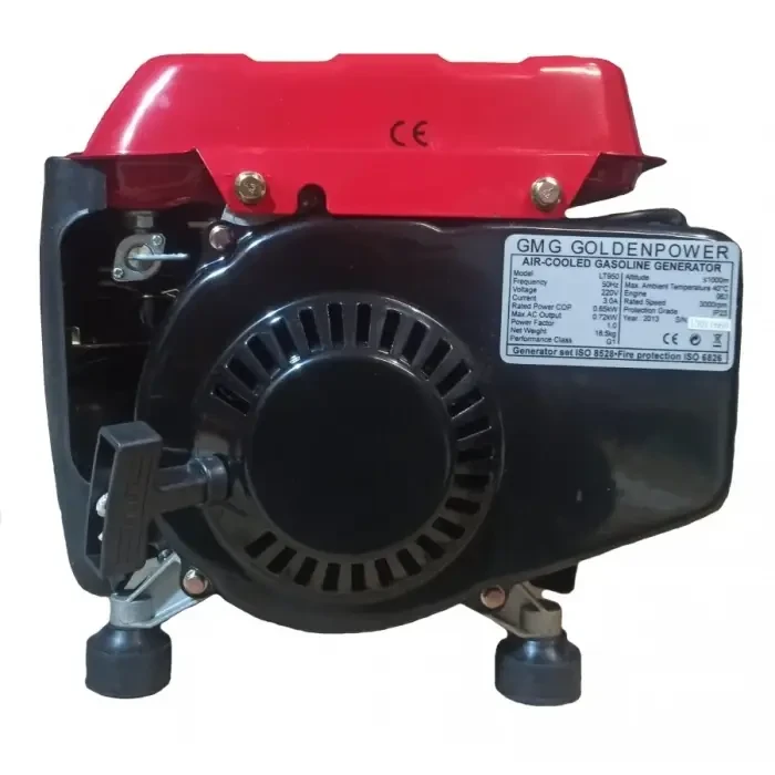 Двотактний бензиновий генератор портативний GoldenPower 650 Вт LT950, 0.72 кВт однофазний електрогенератор – фото 3