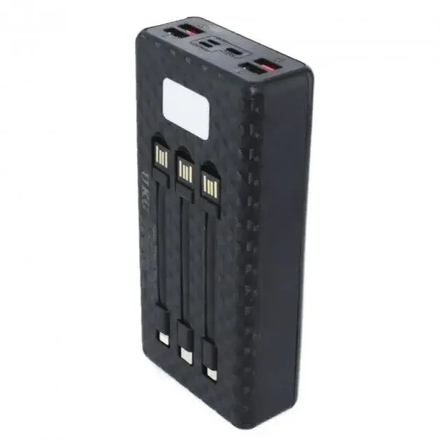 Потужний портативний Powerbank UKC 8058 Solar Charger 60 000MAh, із сонячною панеллю, кабелями та ліхтариком – фото 2