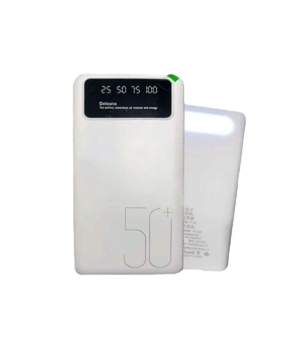 Зарядний пристрій Power Bank Viaking N5 50000 mAh. повербанк з дисплеєм і ліхтариком – фото 1