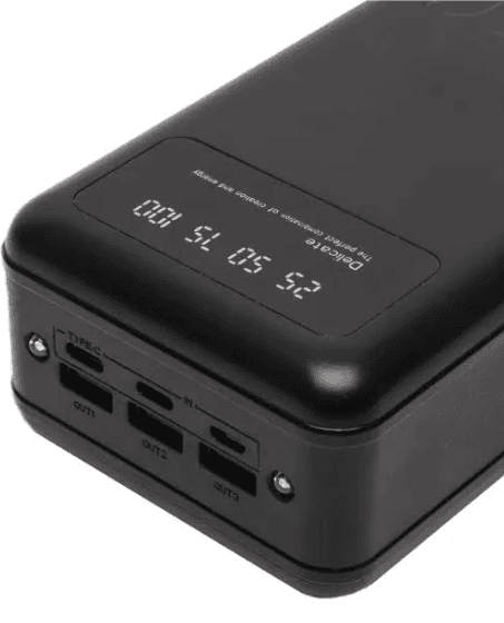Зарядний пристрій Power Bank Viaking 50000 mAh smartquality N7 на 3 роз’єми з ліхтариком, Портативна бат – фото 2