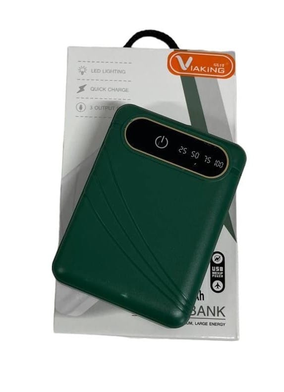 Зарядний пристрій Power Bank Viaking 50000 mAh N-8 Зелений – фото 1