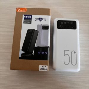 Зарядний пристрій Power Bank Viaking 50000 mAh smartquality N7 на 3 роз'єми з ліхтариком, Портативна бат