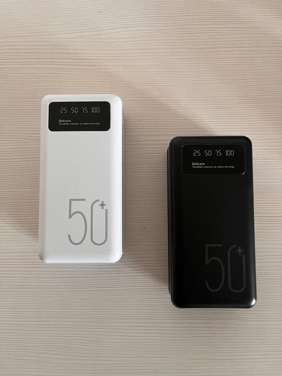 Зарядний пристрій Power Bank Viaking 50000 mAh smartquality N7 на 3 роз’єми з ліхтариком, Портативна бат – фото 5