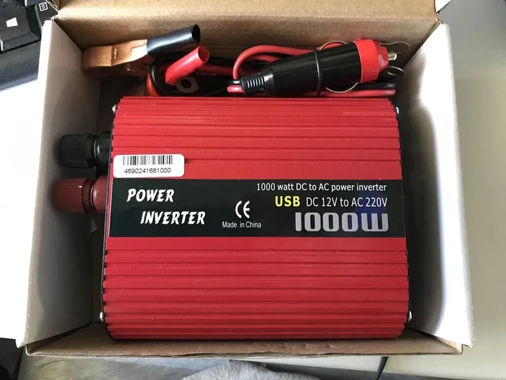 Автоінвертор перетворювач напруги Wimpex 12V-220 V WX-1000W – фото 2