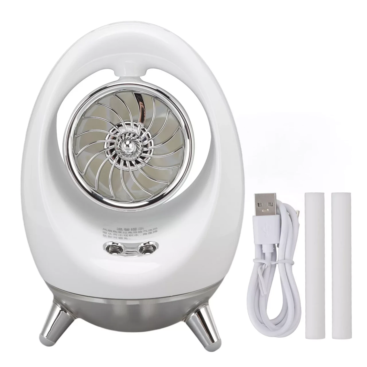 Портативний вентилятор USB з водяним охолодженням, розпилювач, нічник Air Cooler 657, зволожувач – фото 2