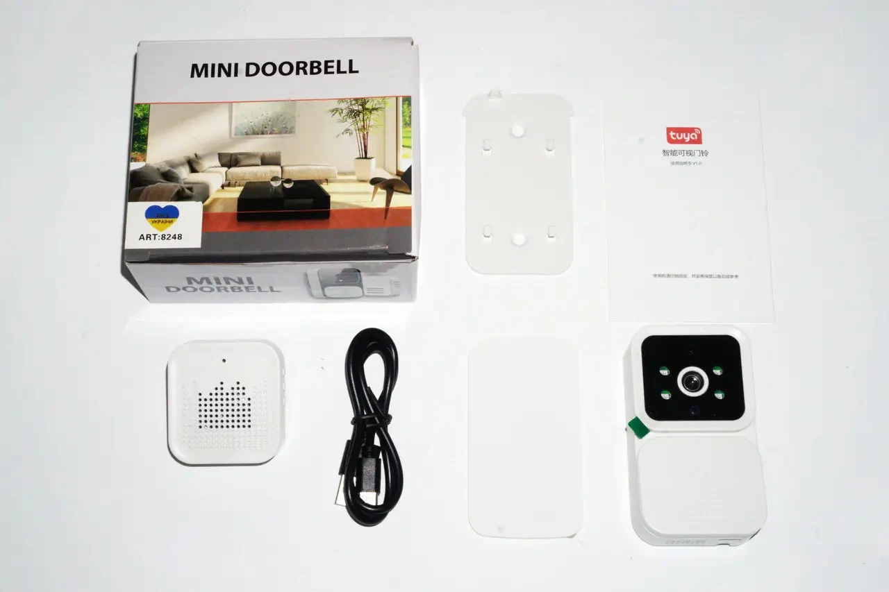 Бездротовий дверний відеодзвінок Wi-Fi Smart Doorbell M6 – фото 3