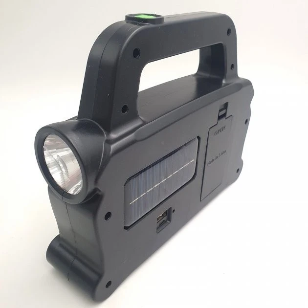 Ліхтар акумуляторний Hurry Bolt HB-6169 із сонячною батареєю і функцією PowerBank – фото 2