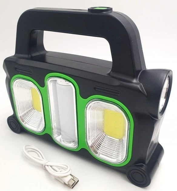 Ліхтар акумуляторний Hurry Bolt HB-6169 із сонячною батареєю і функцією PowerBank – фото 3