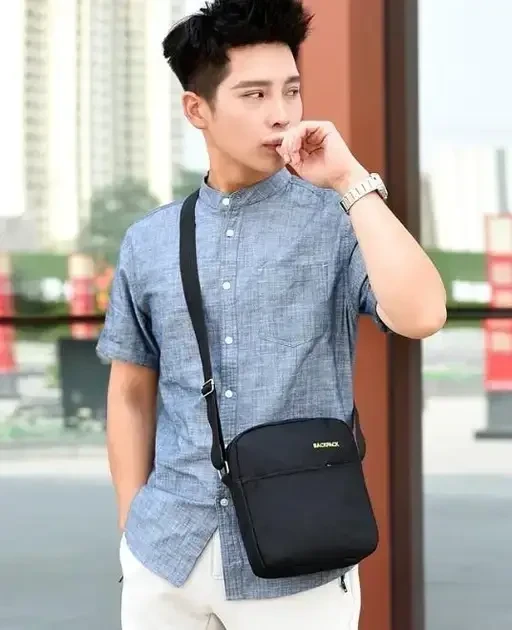 Універсальний комплект для щоденного використання Backpack Black 3 в 1 Рюкзак Сумка Клатч Сірий – фото 2