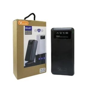 Повербанк power bank Viaking 50000 mAh YM-500 Ліхтар 4 USB-порти, дисплей, Powerbank Чорний
