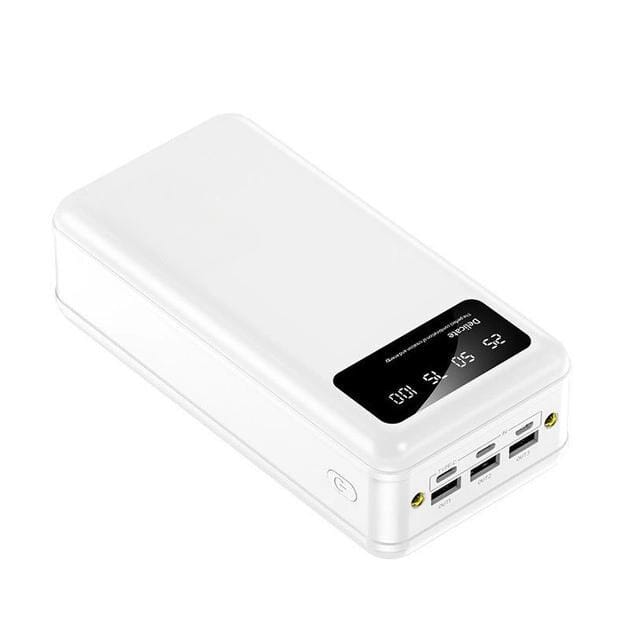 Повербанк power bank Viaking 50000 mAh YM-500 3 USB Type-C з ліхтариком Білий – фото 1