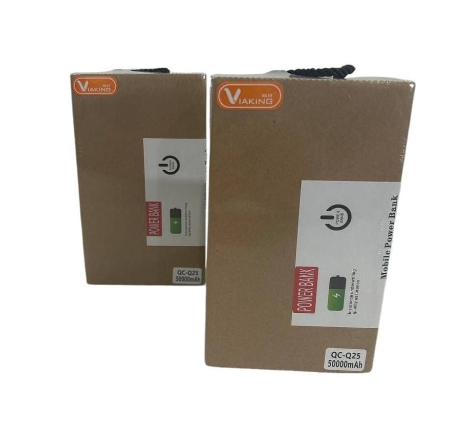 Портативний зарядний пристрій Power Bank ViaKing QC-Q25 50000 mAh, Чорний – фото 5