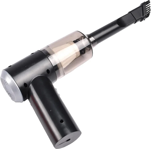 Автомобільний вакуумний пилосос на акумуляторі 2 в 1 Supretto Чорний – фото 2