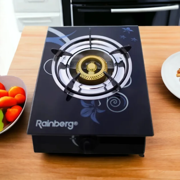 Газова плита таганок Rainberg RB-2230 на 1 конфорку в стилі High-tech – фото 3