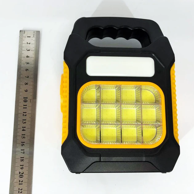 Ліхтар світлодіодний прожектор JY-978D-LED+12COB, Ліхтар аварійний світлодіодний акумуляторний – фото 2