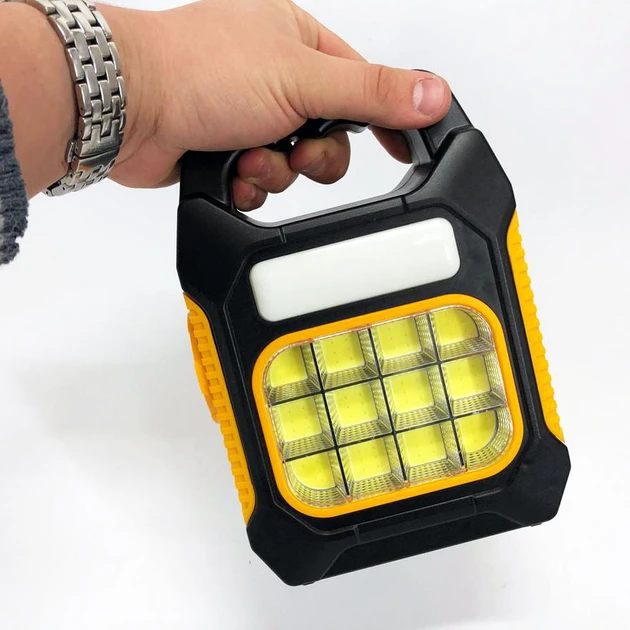 Ліхтар світлодіодний прожектор JY-978D-LED+12COB, Ліхтар аварійний світлодіодний акумуляторний – фото 5