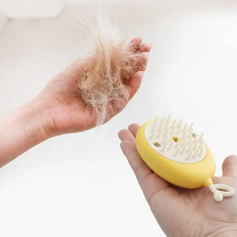 Щітка масажна для догляду за шерстю тварин 4 в 1 ПАРОВА Pet comb – фото 5