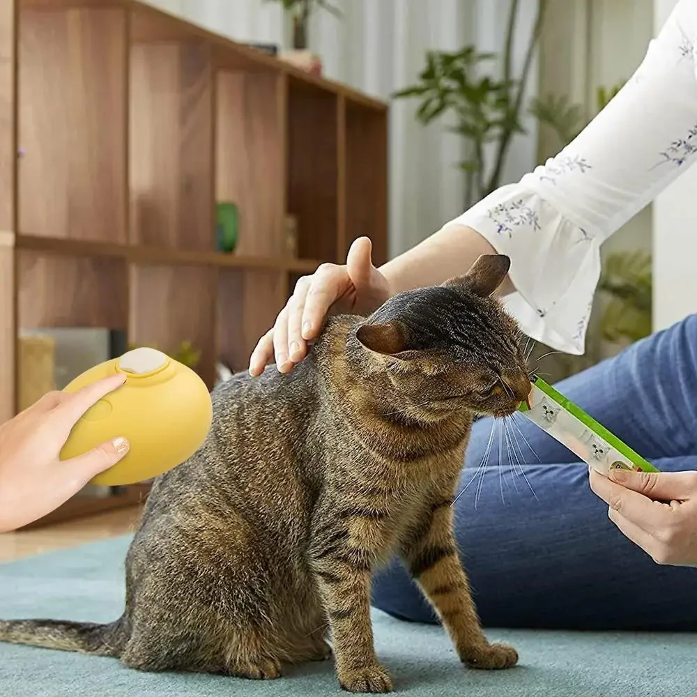 Щітка масажна для догляду за шерстю тварин 4 в 1 ПАРОВА Pet comb – фото 2