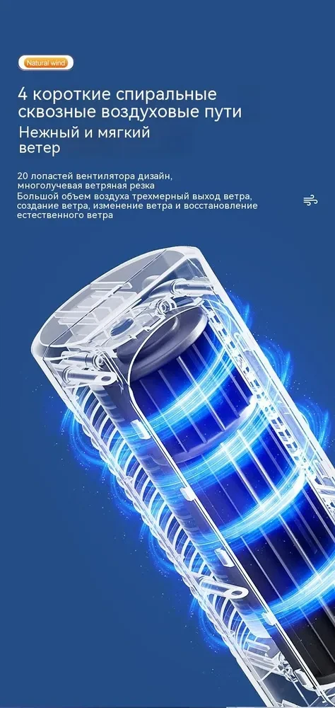Вентилятор настільний портативний кондиціонер HTKJ FHH-05 – фото 5