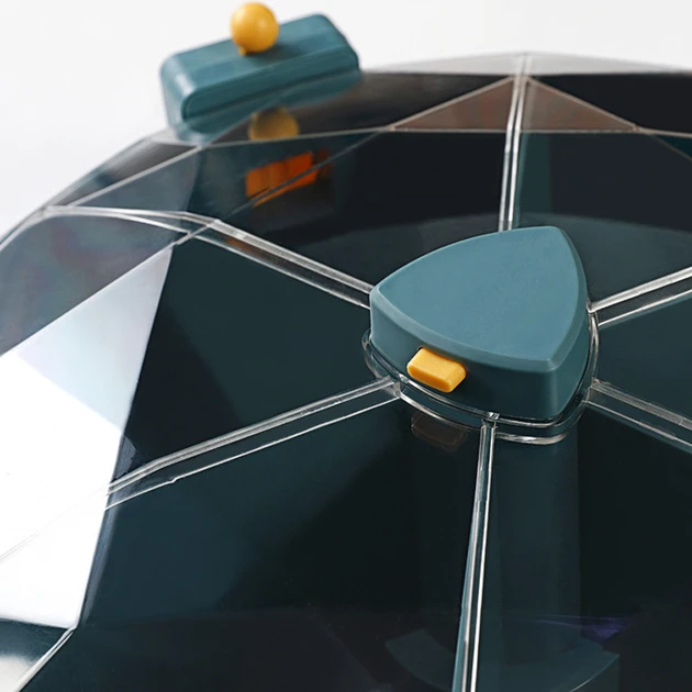 Карусель для зерен настінна з обертанням 360° Kitchen Storage Box 6-in-1 кухонний набір для круп із кріпленням – фото 6