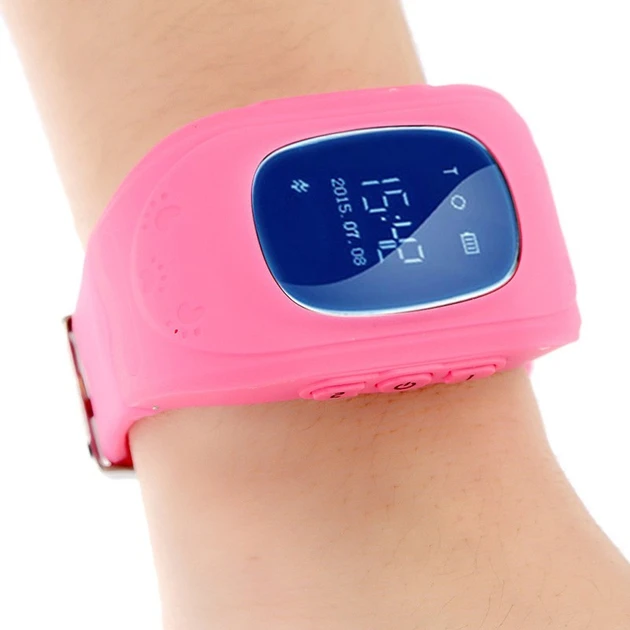 Дитячий смарт-годинник Smart Baby Watch Q50 з GPS-трекером Рожевий – фото 2