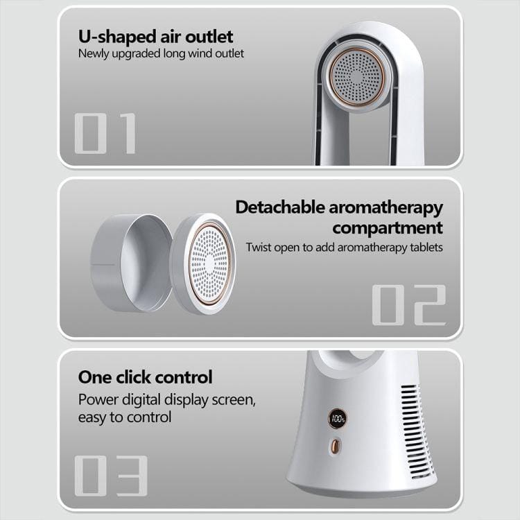 Вентилятор мінікондиціонер настільний з акумулятором AND LY-623 – фото 9