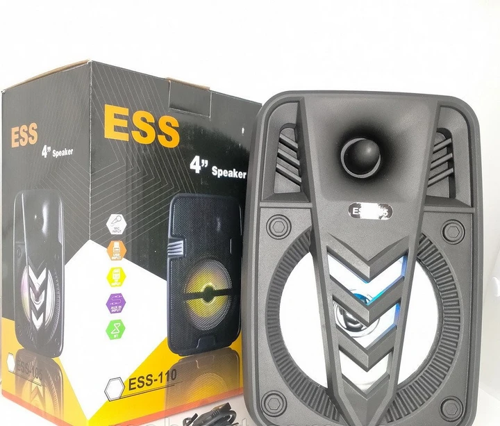 Колонка міні-валіза від мережі та від акумулятора з USB, SD, FM, AUX, Bluetooth ESS-105 – фото 3