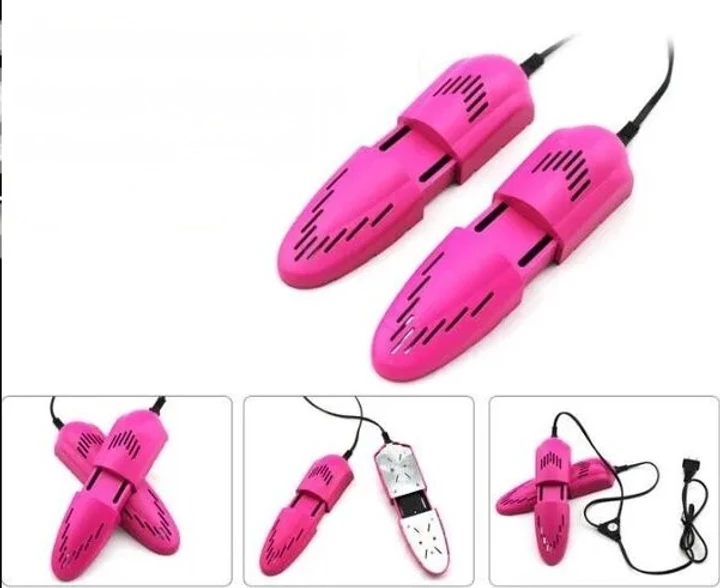 Електрична сушарка для взуття Shoes Dryer 220V електросушарка для сушіння взуття рожева – фото 1