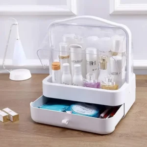 Організатор для косметики 2 секції YM206 Single Drawer Косметичний органайзер MAS Білий