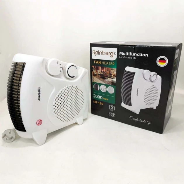 Тепловентилятор Rainberg RB-165 /обогрівач/дійчик/2000W – фото 4
