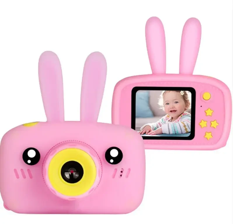 Цифровий дитячий фотоапарат X500 Зайчик HD-екран фото/відео – фото 1