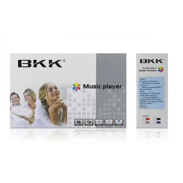 Радіоприймач акумуляторний BKK S61 Радіоколонка з FM USB MicroSD – фото 6