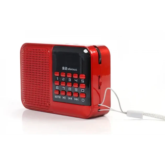 Радіоприймач акумуляторний BKK S61 Радіоколонка з FM USB MicroSD – фото 1