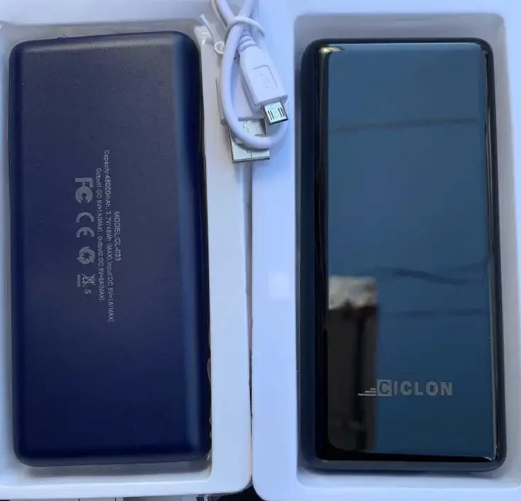 Павербанк POWER BANK CICLON CL-033 48000 mAh, чорний – фото 1
