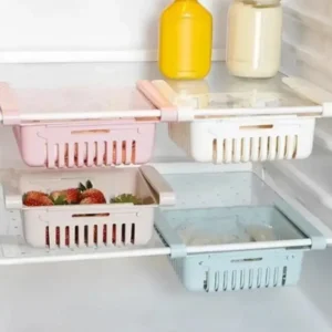 Органайзер на холодильник strechable hanging storage rack, Контейнер для холодильника