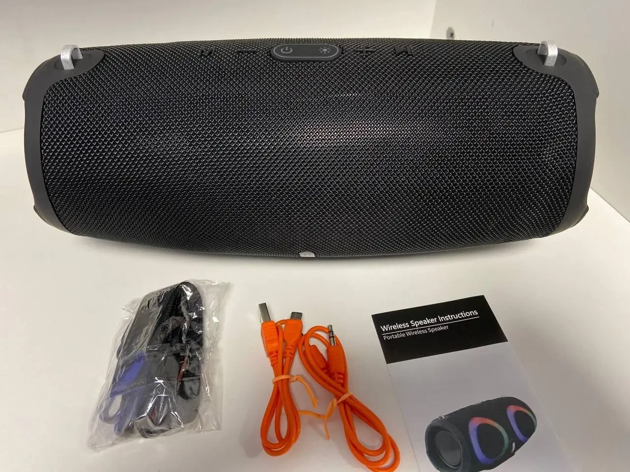 Колонка BIG XTEREM2 зі світними динаміками RGB Bluetooth Потужна акустика – фото 7