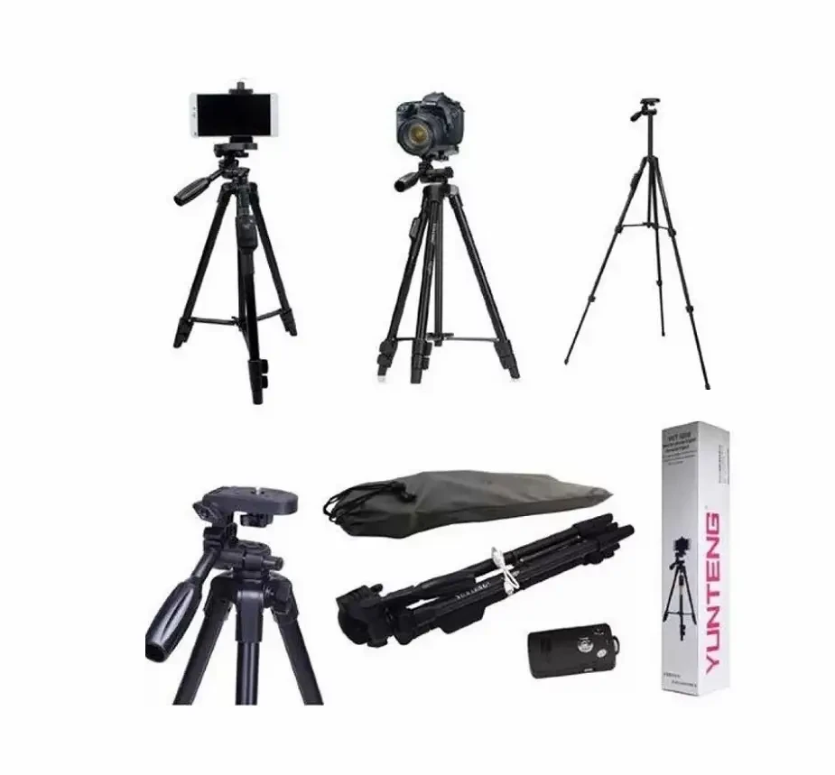 Штатив трипод з пультом ДК професійний для камери та телефона Yufeng Tripod YF-3388 – фото 2