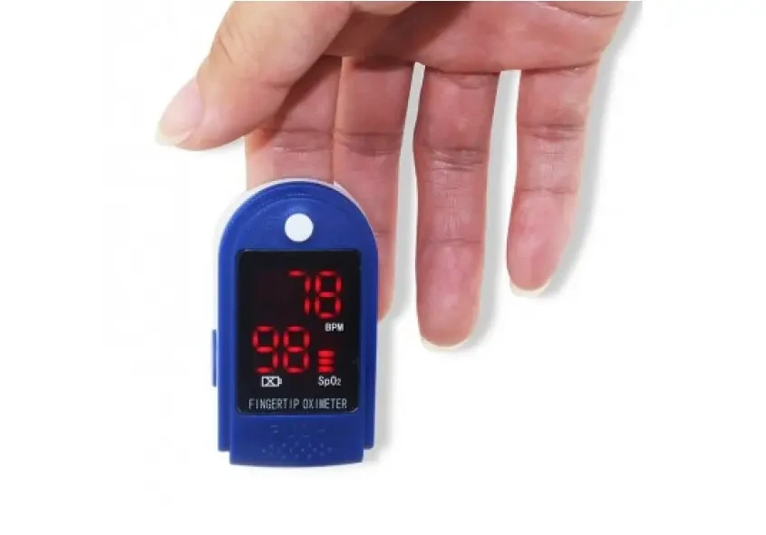 Пульсоксиметр Fingertip LK88 Pulse Oximeter Біло-синій – фото 3