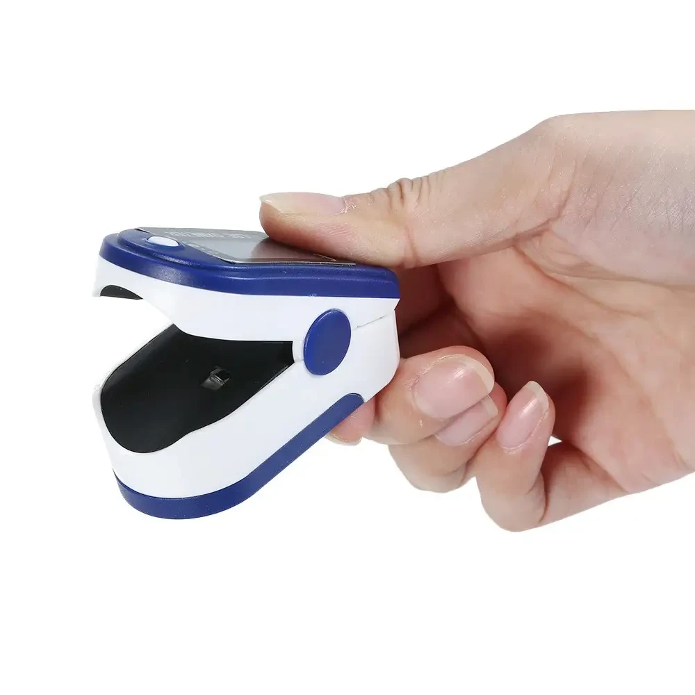 Пульсоксиметр Fingertip LK88 Pulse Oximeter Біло-синій – фото 2