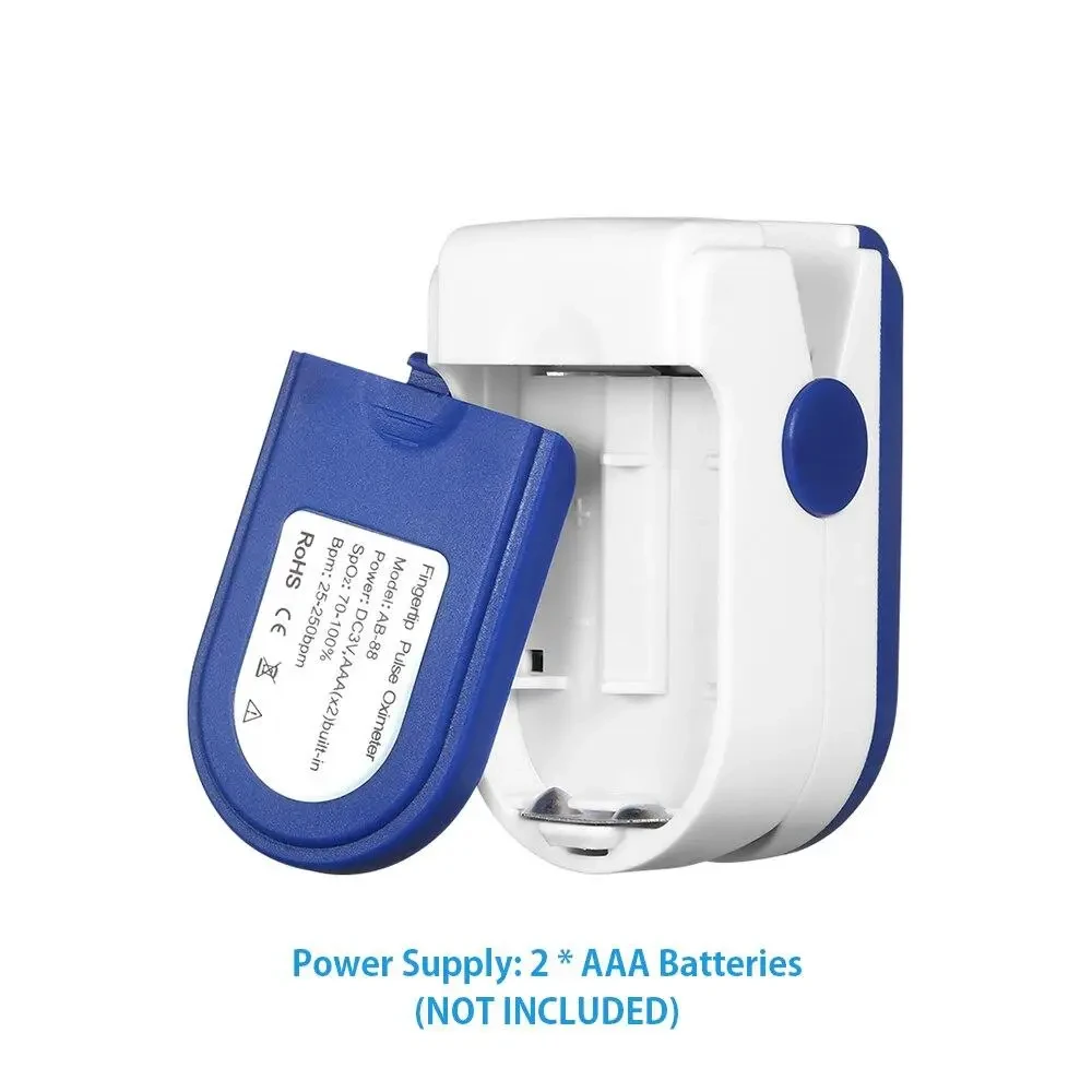 Пульсоксиметр Fingertip LK88 Pulse Oximeter Біло-синій – фото 4