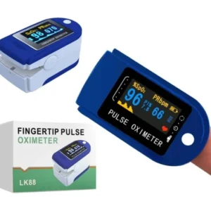 Пульсоксиметр Fingertip LK88 Pulse Oximeter Біло-синій