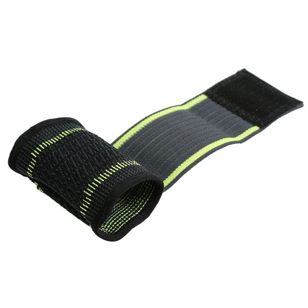 Бандаж еластичний для зап’ястя RIAS Wrists Support Black-Green – фото 3