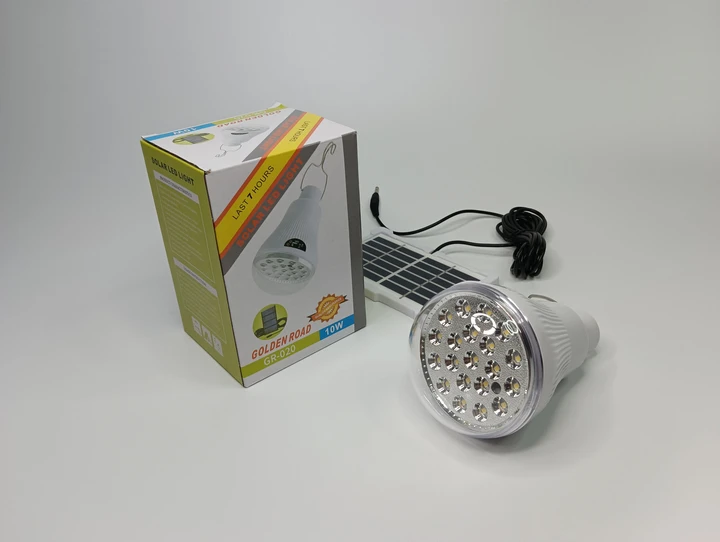 Акумуляторний ліхтарик 10W із сонячною панеллю Golden Road GR-020 для вулиці та приміщень – фото 8