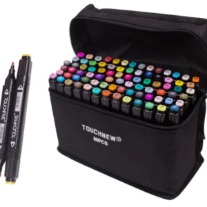 Маркери TOUCH Sketch Marker Black 80 шт. різнобарвні + сумка