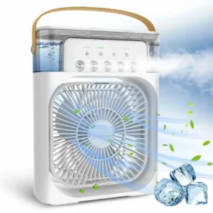 Вентилятор від USB настільний із трьома режимами швидкості та регулюванням кута нахилу 9418