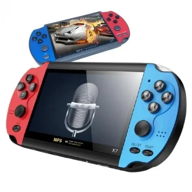 Ігрова приставка портативна PSP X7, екран 5.1, вбудовані ігри, 8 Гб пам’яті – фото 5
