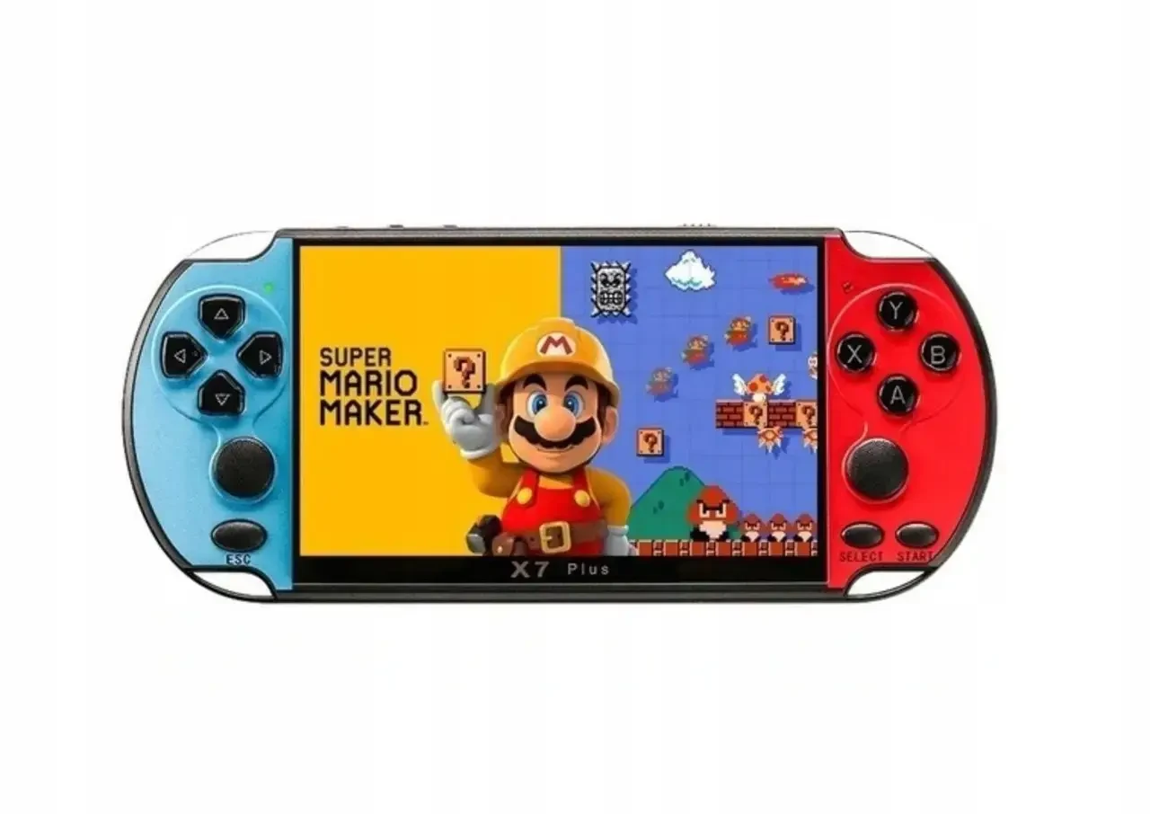 Ігрова приставка портативна PSP X7, екран 5.1, вбудовані ігри, 8 Гб пам’яті – фото 7