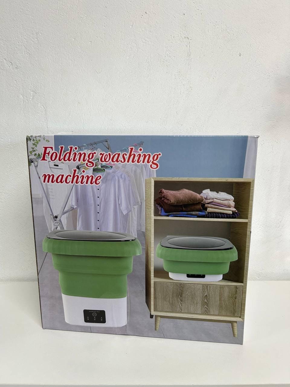 Пральна машина Folding Washing складана 7літров Блакитний – фото 6