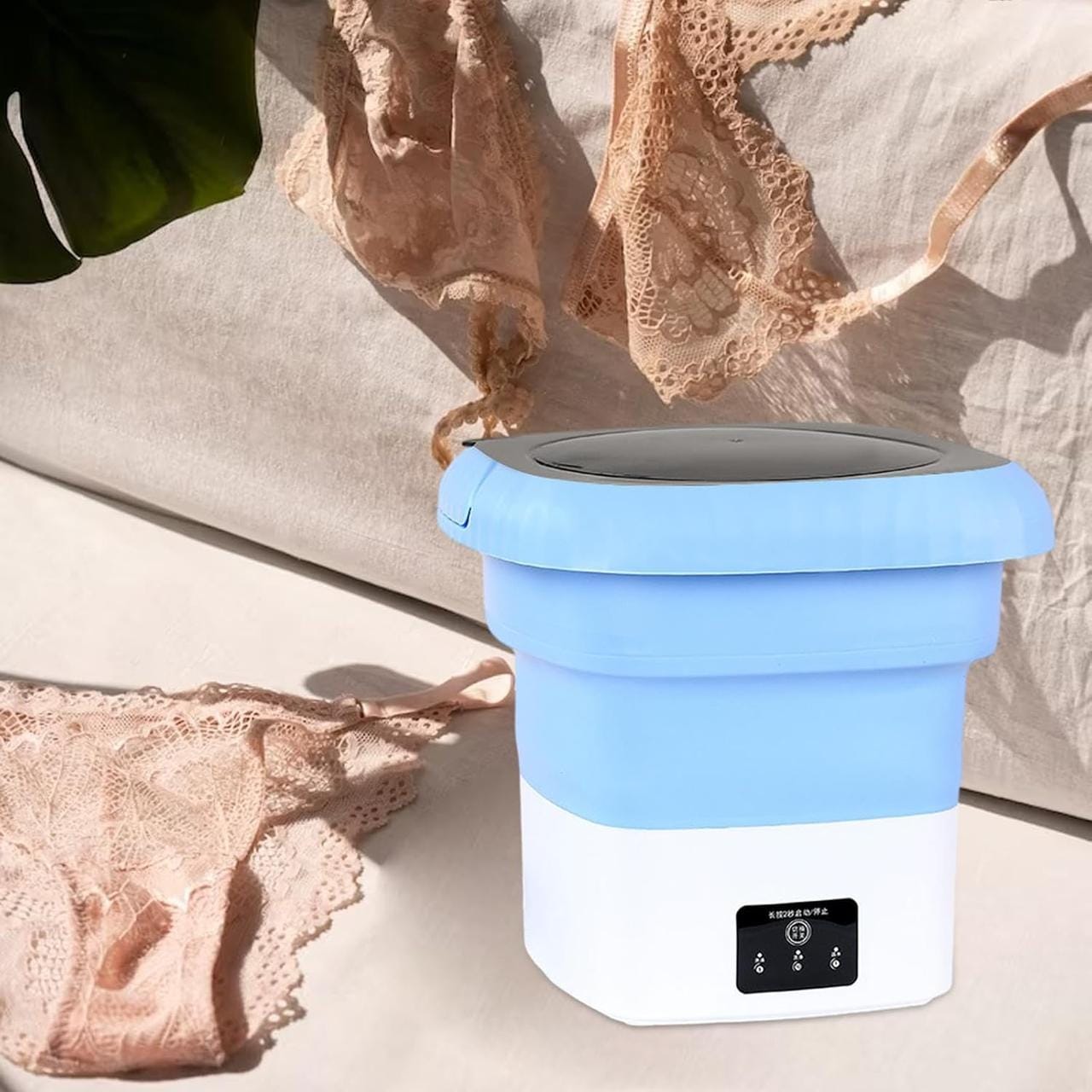 Пральна машина Folding Washing складана 7літров Блакитний – фото 5